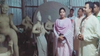 শিবপুরে পূজামন্ডপের প্রস্তুতি পরিদর্শনে ইউএনও