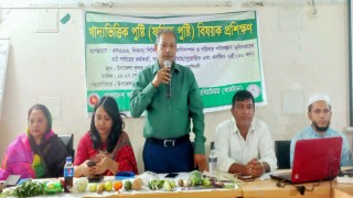 পলাশে ফলিত পুষ্টি বিষয়ক তিনদিনের প্রশিক্ষণ অনুষ্ঠিত
