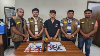 রায়পুরায় ওয়ান শুটারগান ও ৪৬  রাউন্ড কার্তুজসহ একজন গ্রেপ্তার