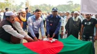 রায়পুরা বিএনপির সভাপতি বীরমুক্তিযোদ্ধা নেছার উদ্দিনকে রাষ্ট্রীয় মর্যাদায় দাফন
