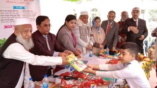 শিবপুরে আনন্দঘন পরিবেশে বই বিতরণ উৎসব অনুষ্ঠিত