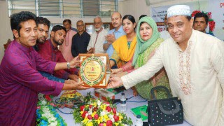 শিবপুরে অতিরিক্ত সচিব শাহনওয়াজ দিলরুবা খানকে সংবর্ধনা