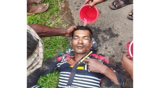 বেলাবতে চালককে মারধর করে গর্তে ফেলে দিয়ে অটোরিকশা ছিনতাই