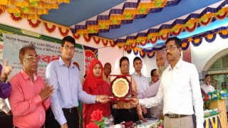 শিবপুরে অতিরিক্ত সচিব শাহনেওয়াজ দিলরুবা খানকে সংবর্ধনা 