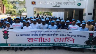 নরসিংদীতে জাতীয় নিরাপদ সড়ক দিবস পালন নরসিংদীতে জাতীয় নিরাপদ সড়ক দিবস পালন