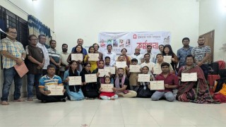 নরসিংদীতে অভিনয় কর্মশালা, ২০ জন পেলেন সনদ