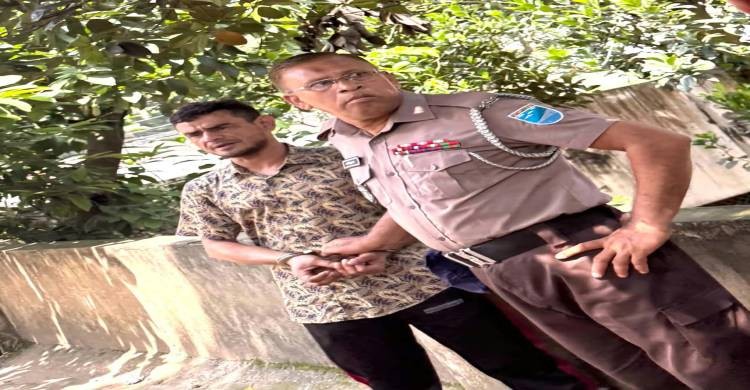 নরসিংদীতে মানব পাচার মামলার আসামি জাকির হোসেন কারাগারে