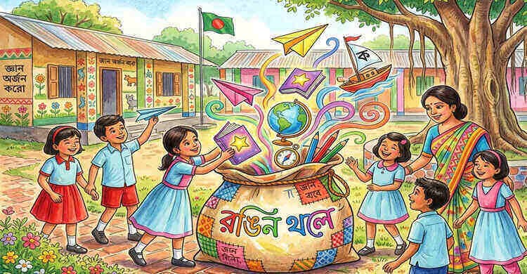 রঙিন থলে